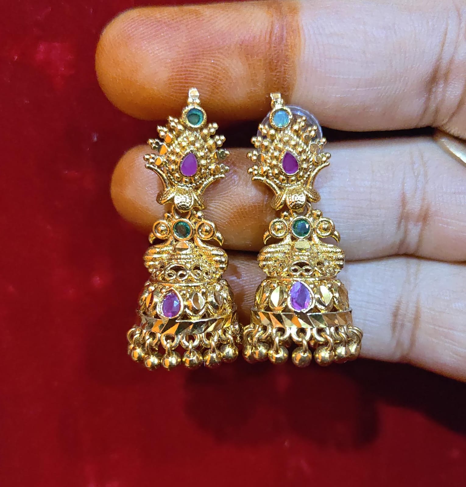 Gold replica jumkas