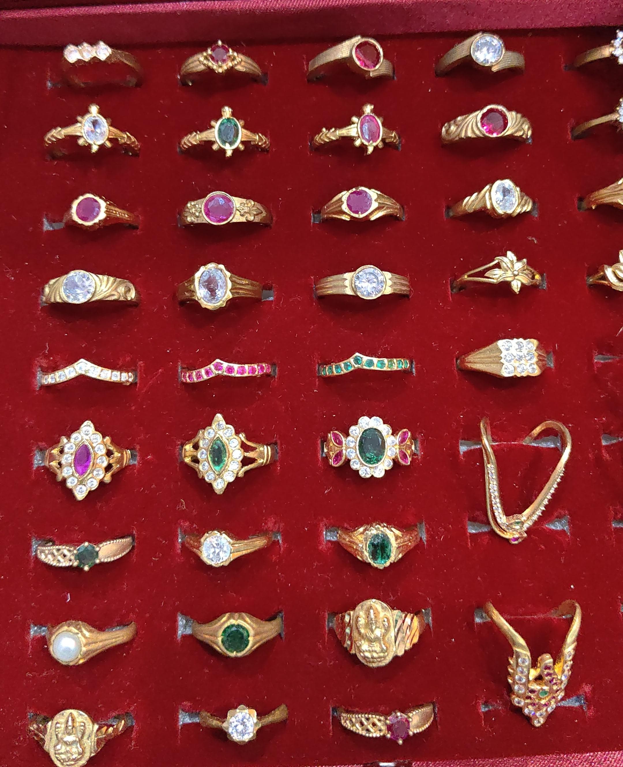 Panchaloham unpolished rings