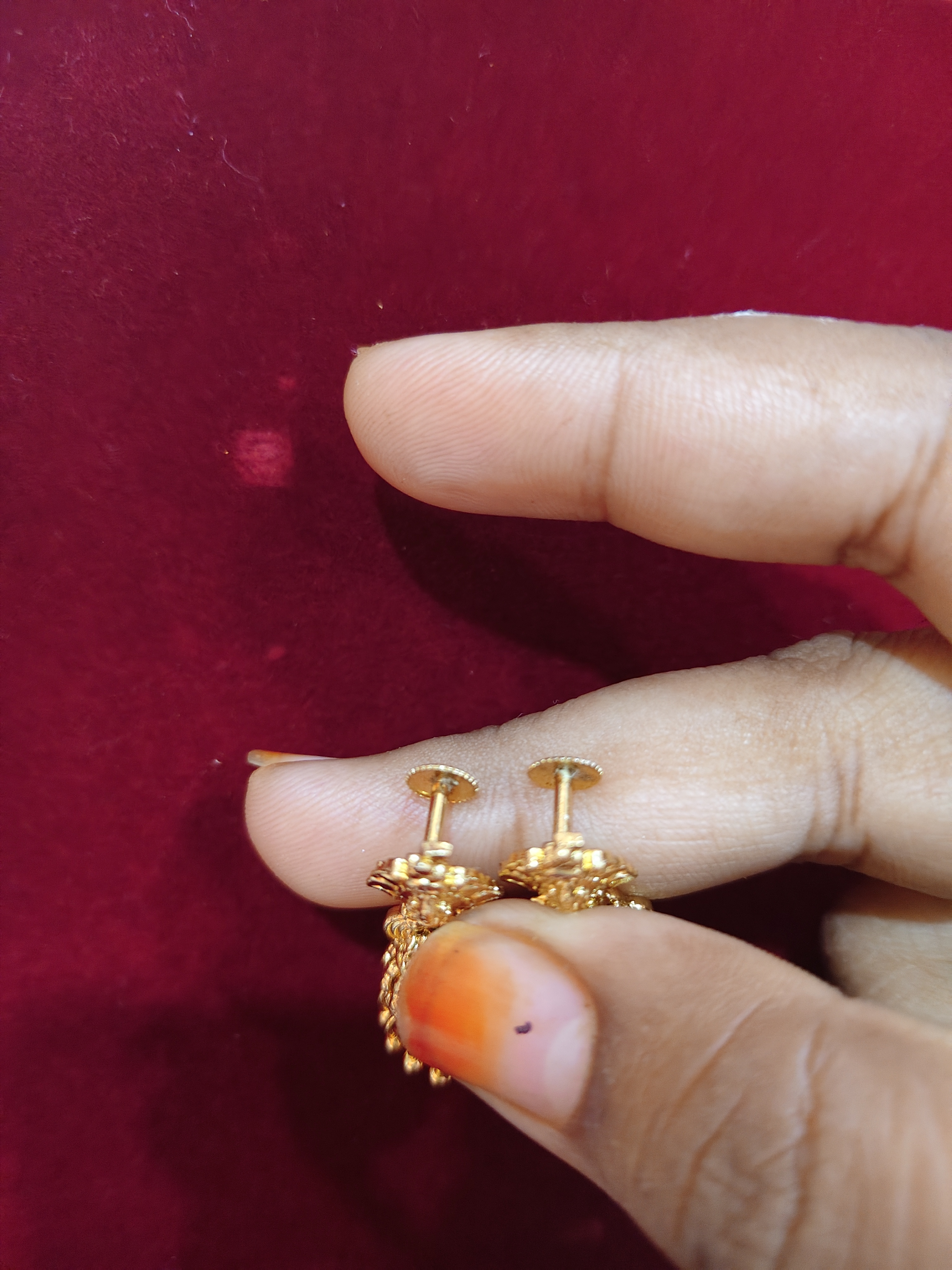 Gold replica jumkas