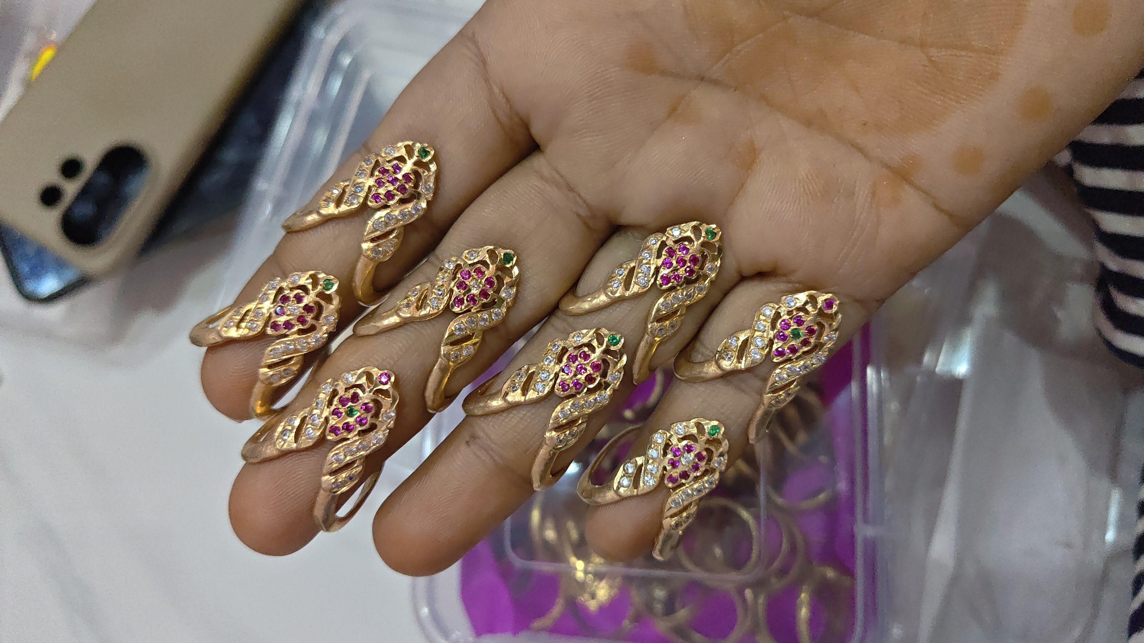 Panchaloham Vintage vanki rings