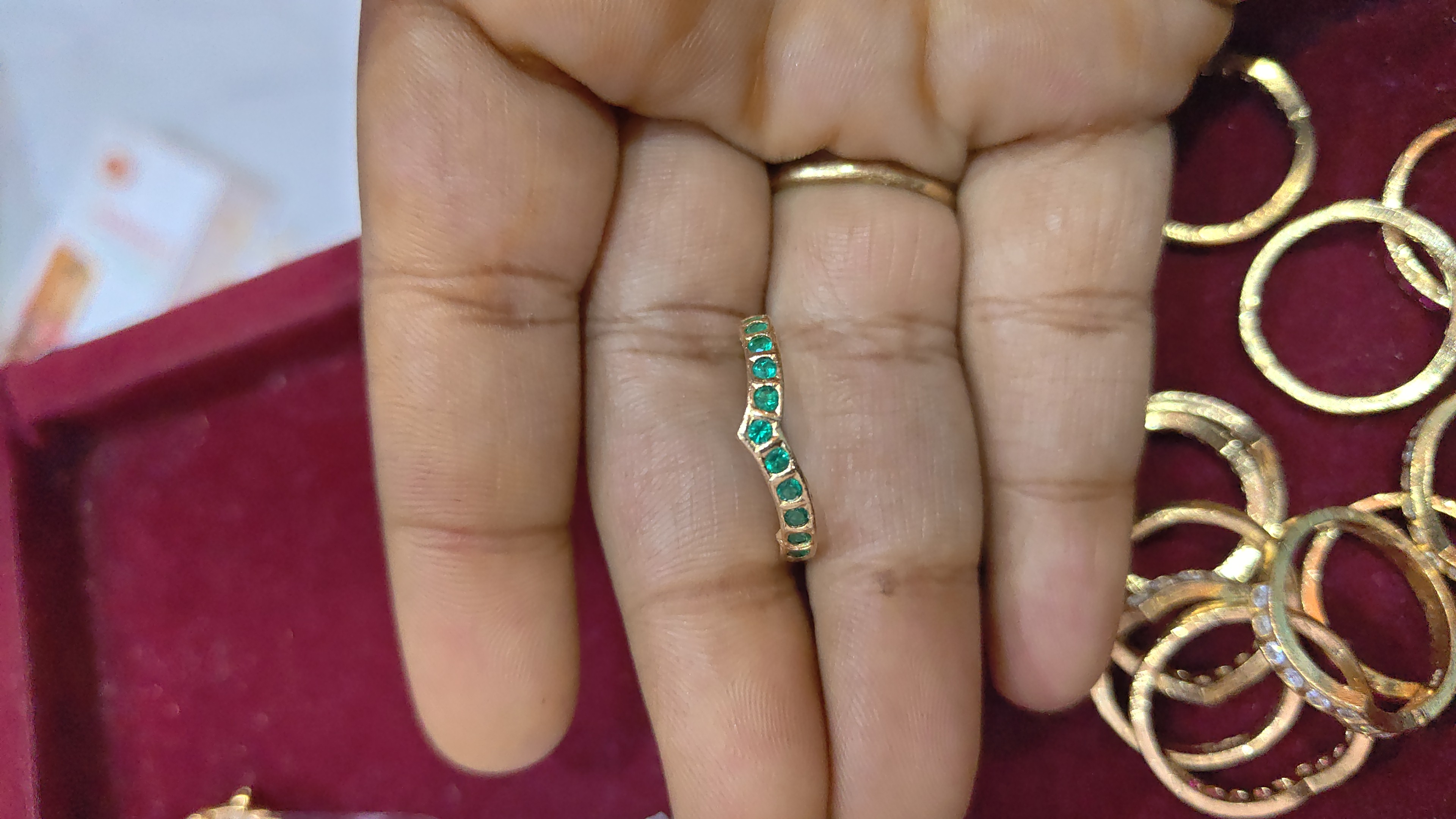 Panchaloham green v ring