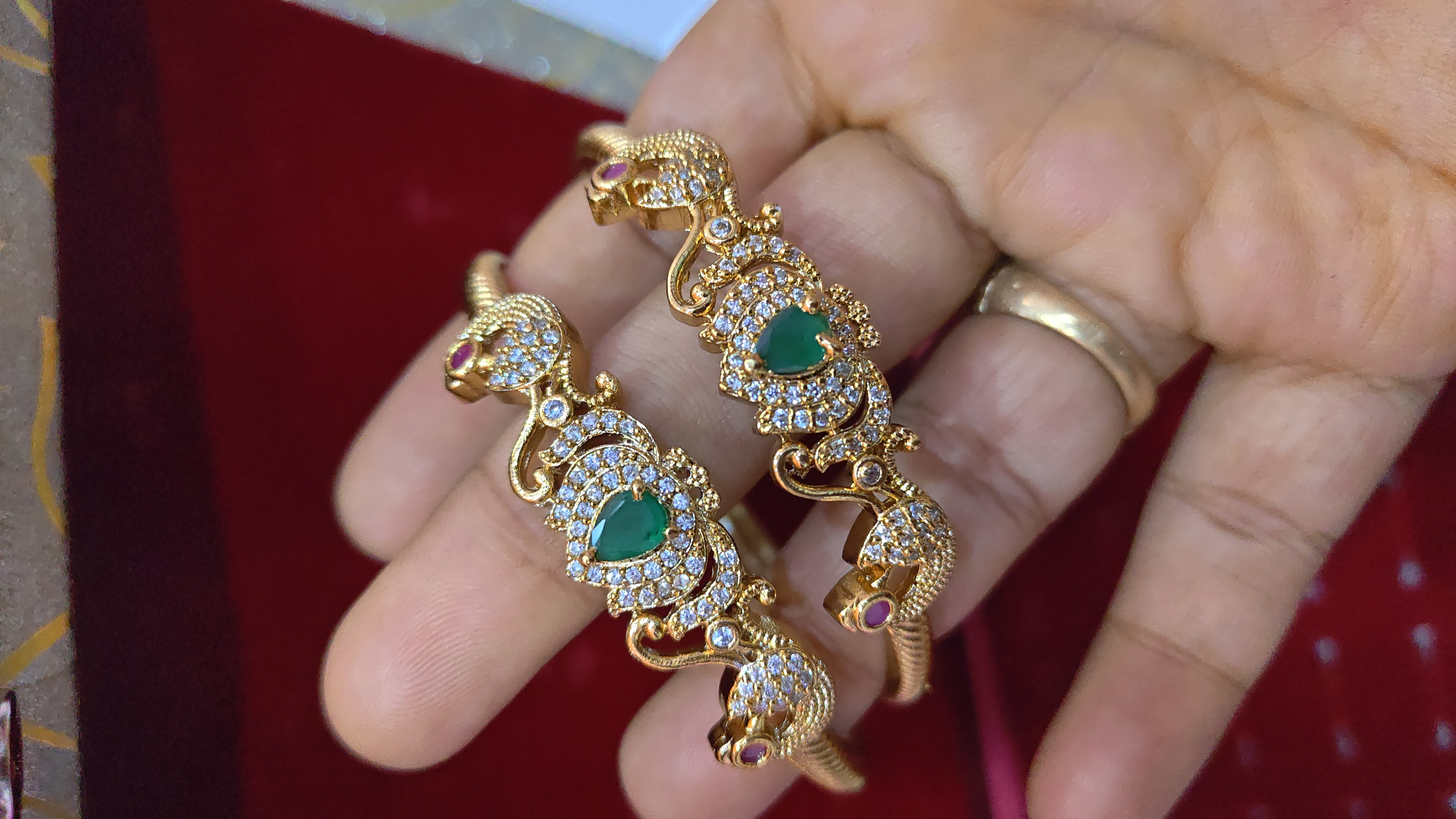 Micro gold plated kankanalu