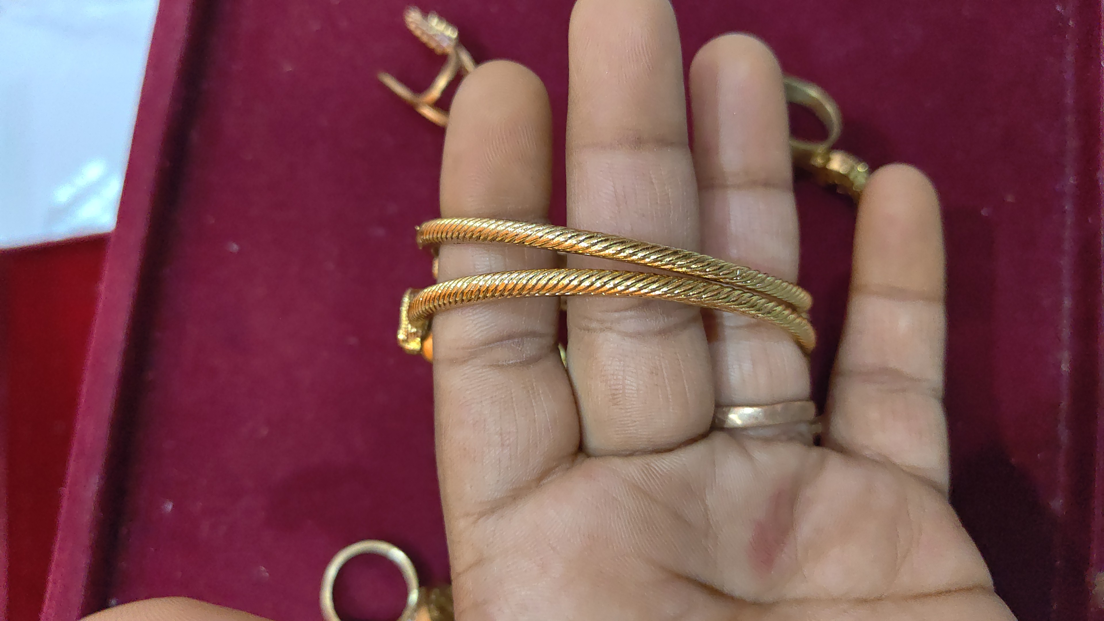 Micro gold plated kankanalu