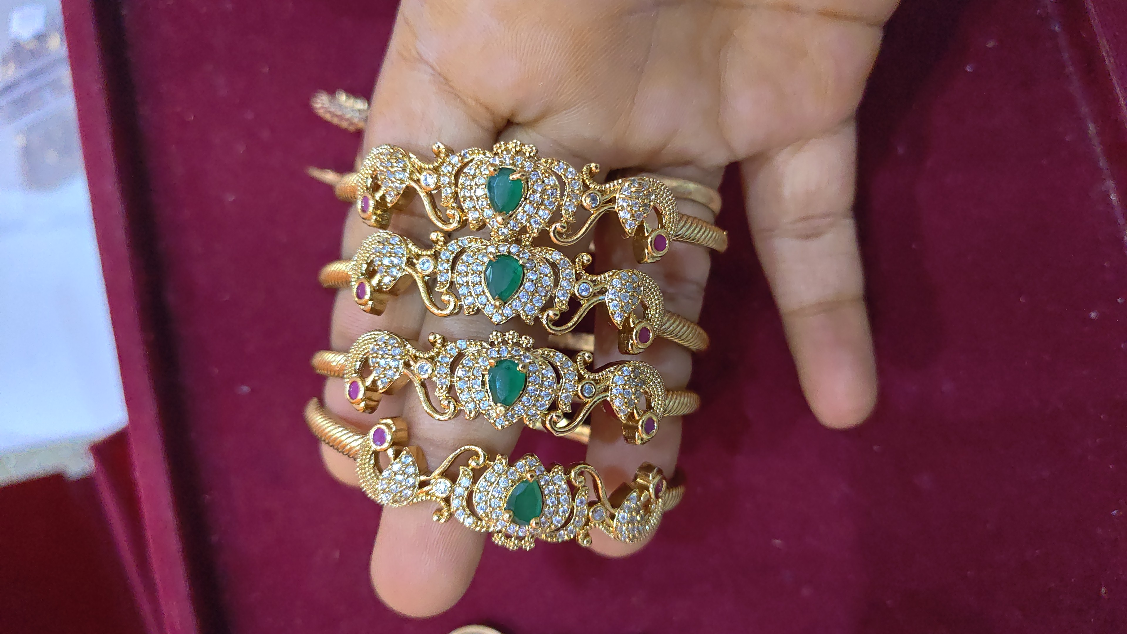 Micro gold plated kankanalu