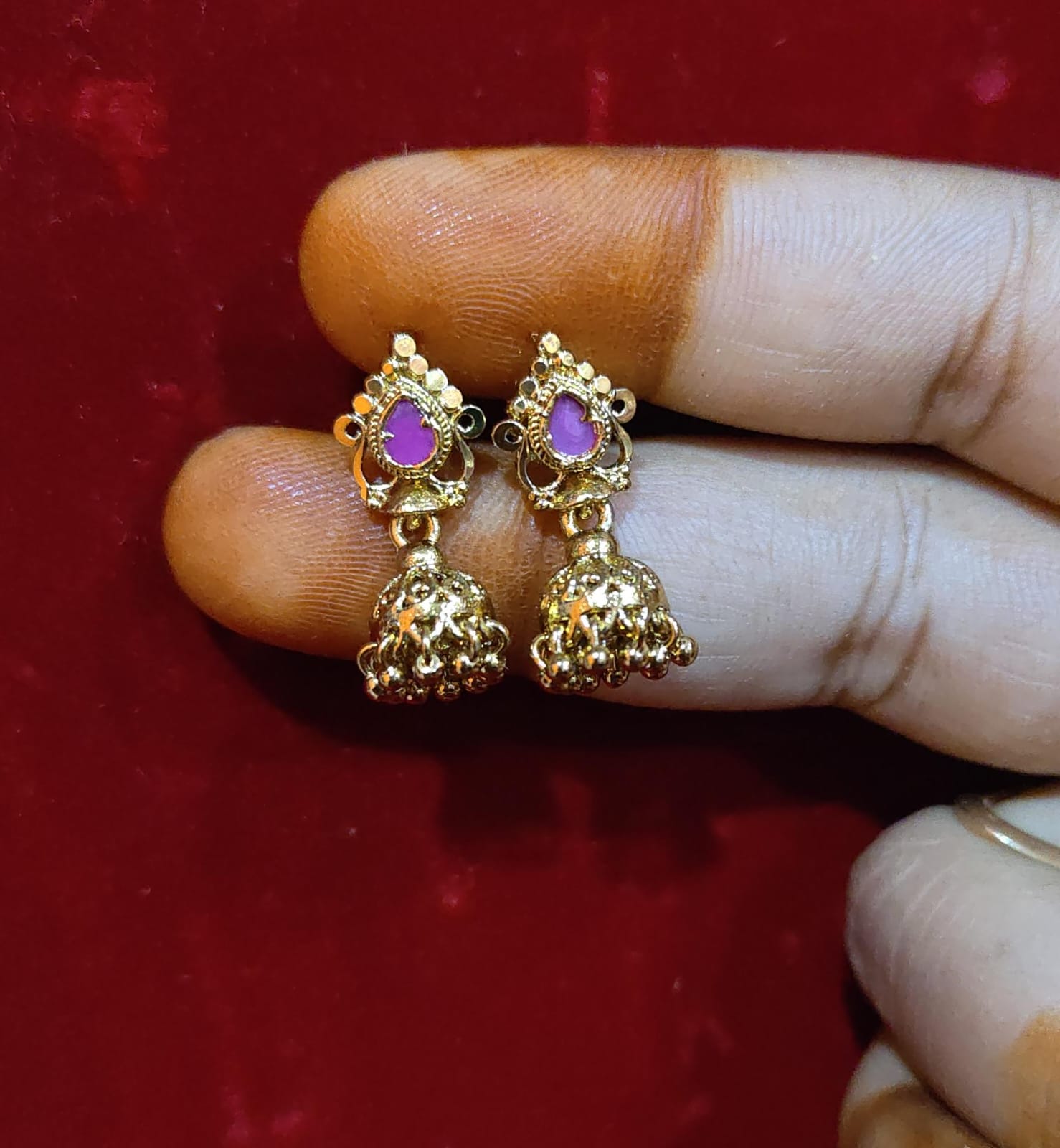 Gold replica jumkas