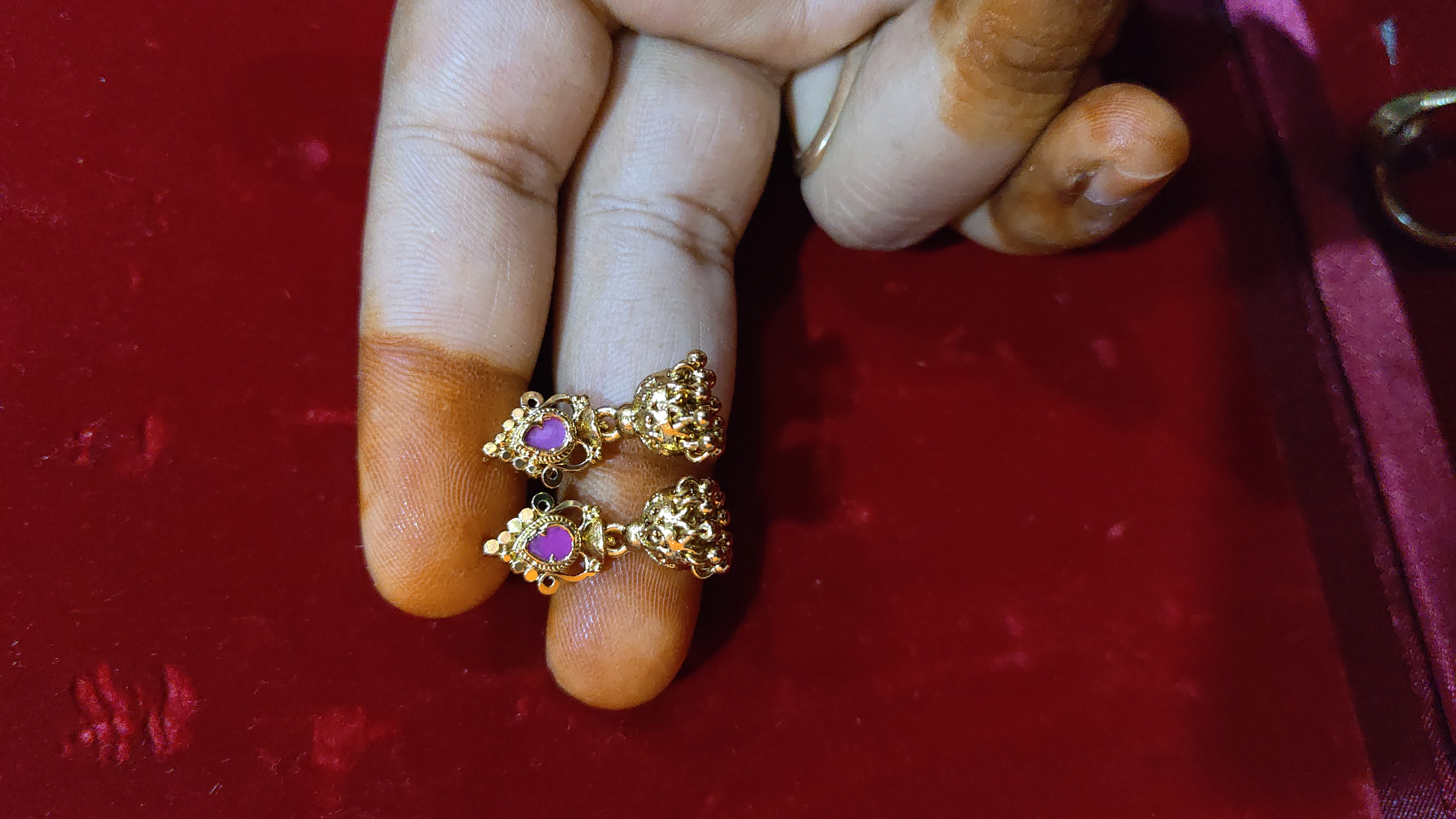 Gold replica jumkas