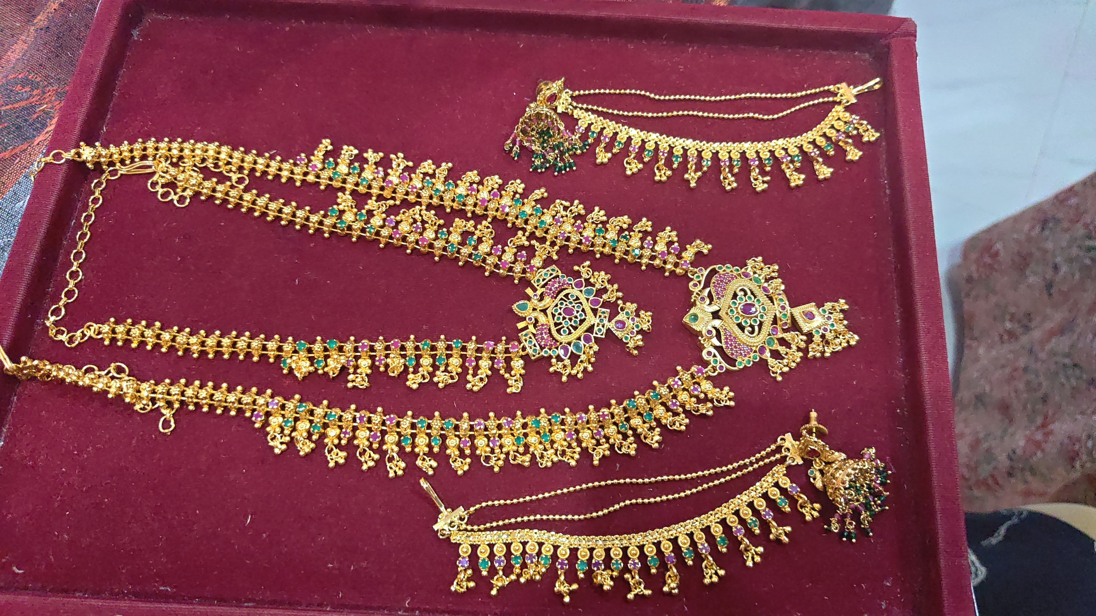 💯 gold look bridal combo