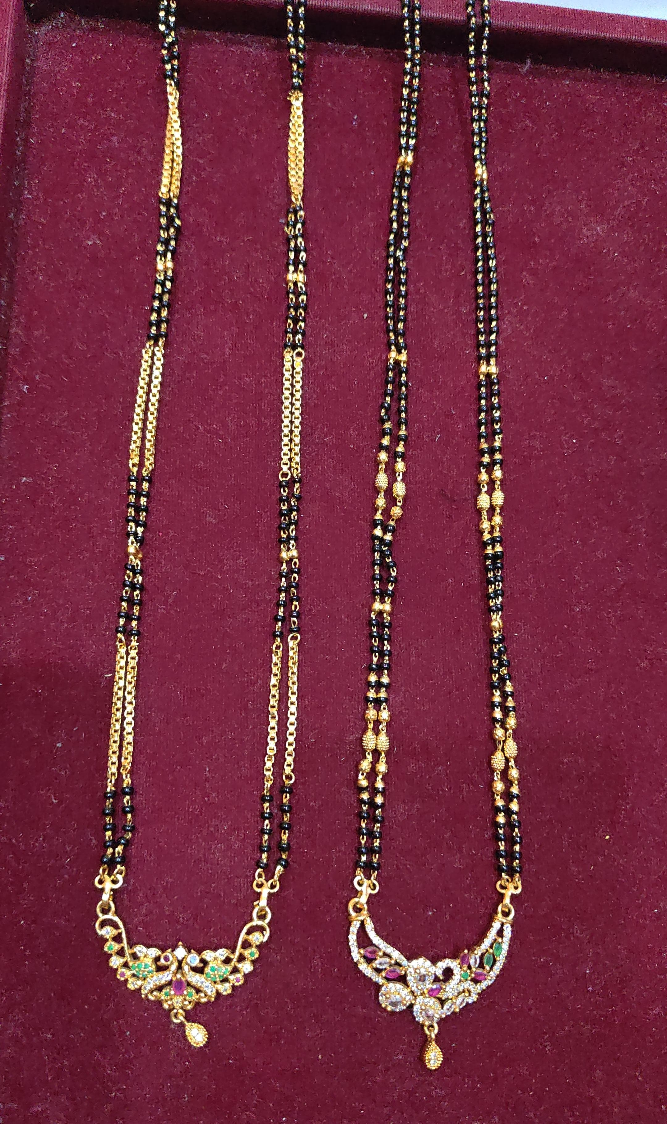 long black beeds combo
