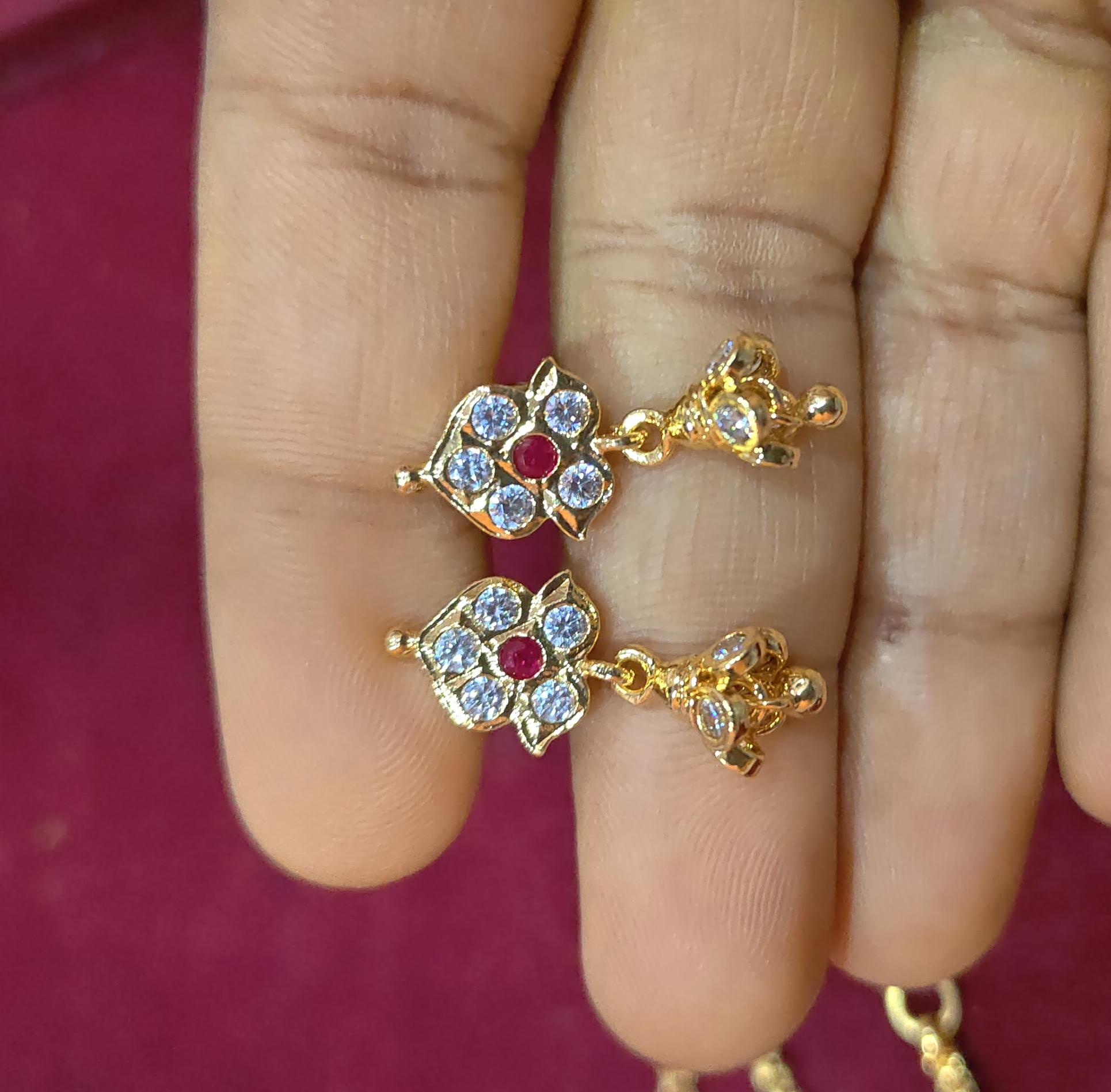Panchaloham gold plated earrings
