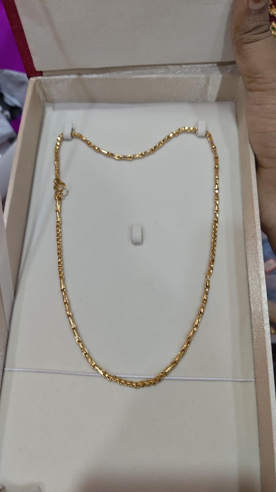 Panchaloham gold plated short chain