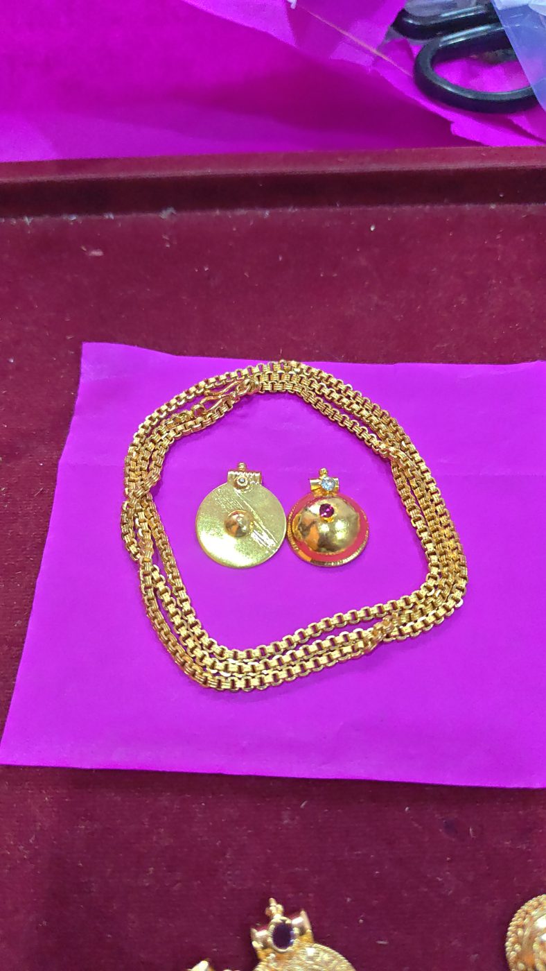 One gram gold thali+sutralu
