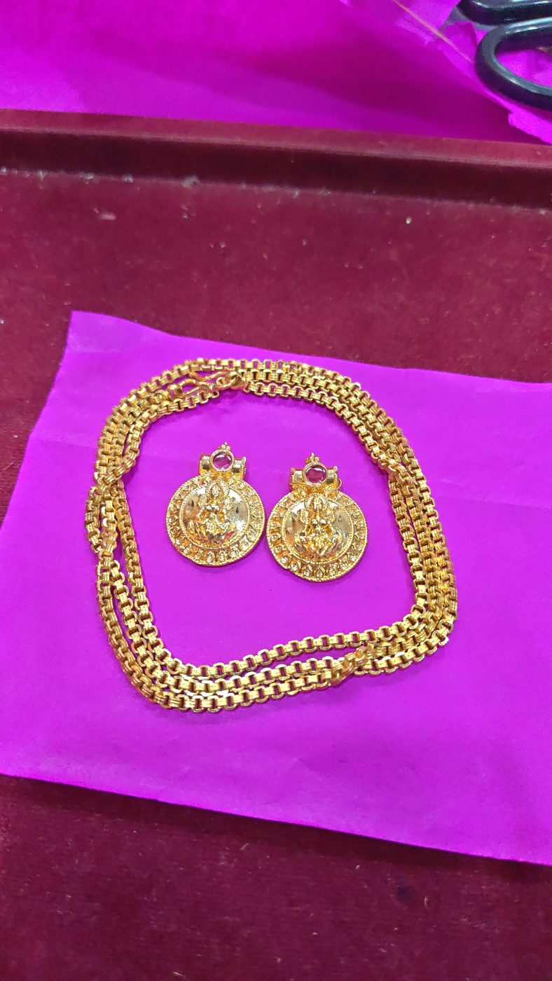 One gram gold Thali with sutralu