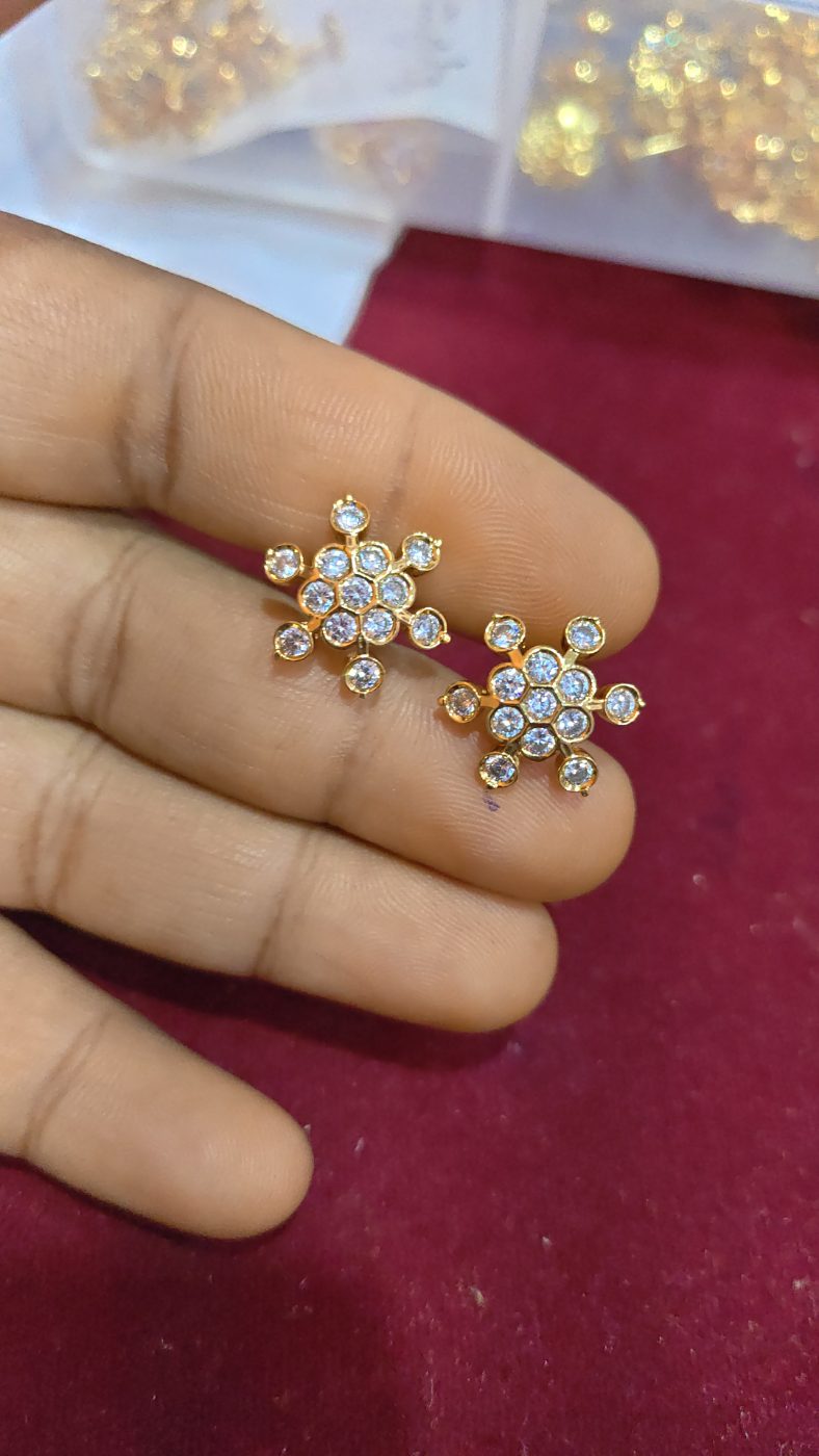 Panchaloham gold plated studs