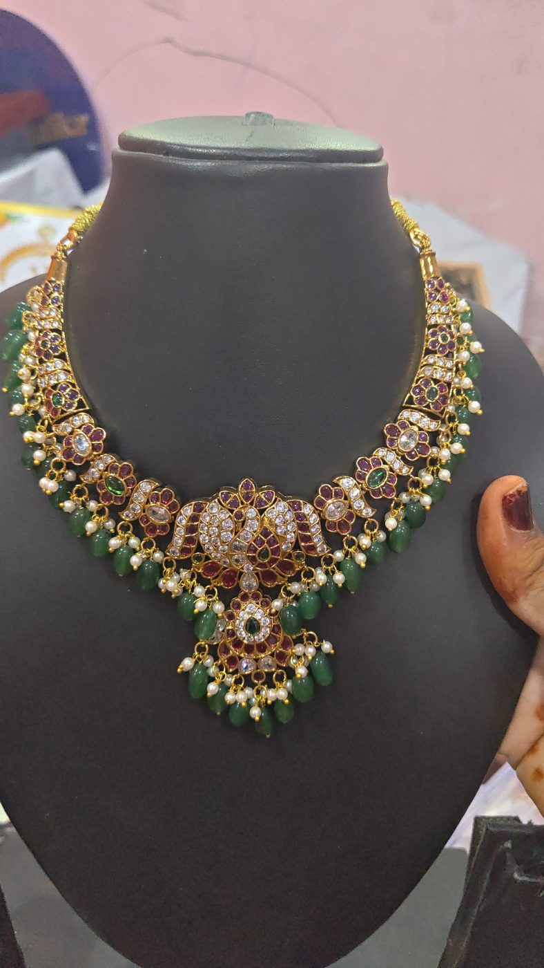 3 in 1 jadav premium short necklace
