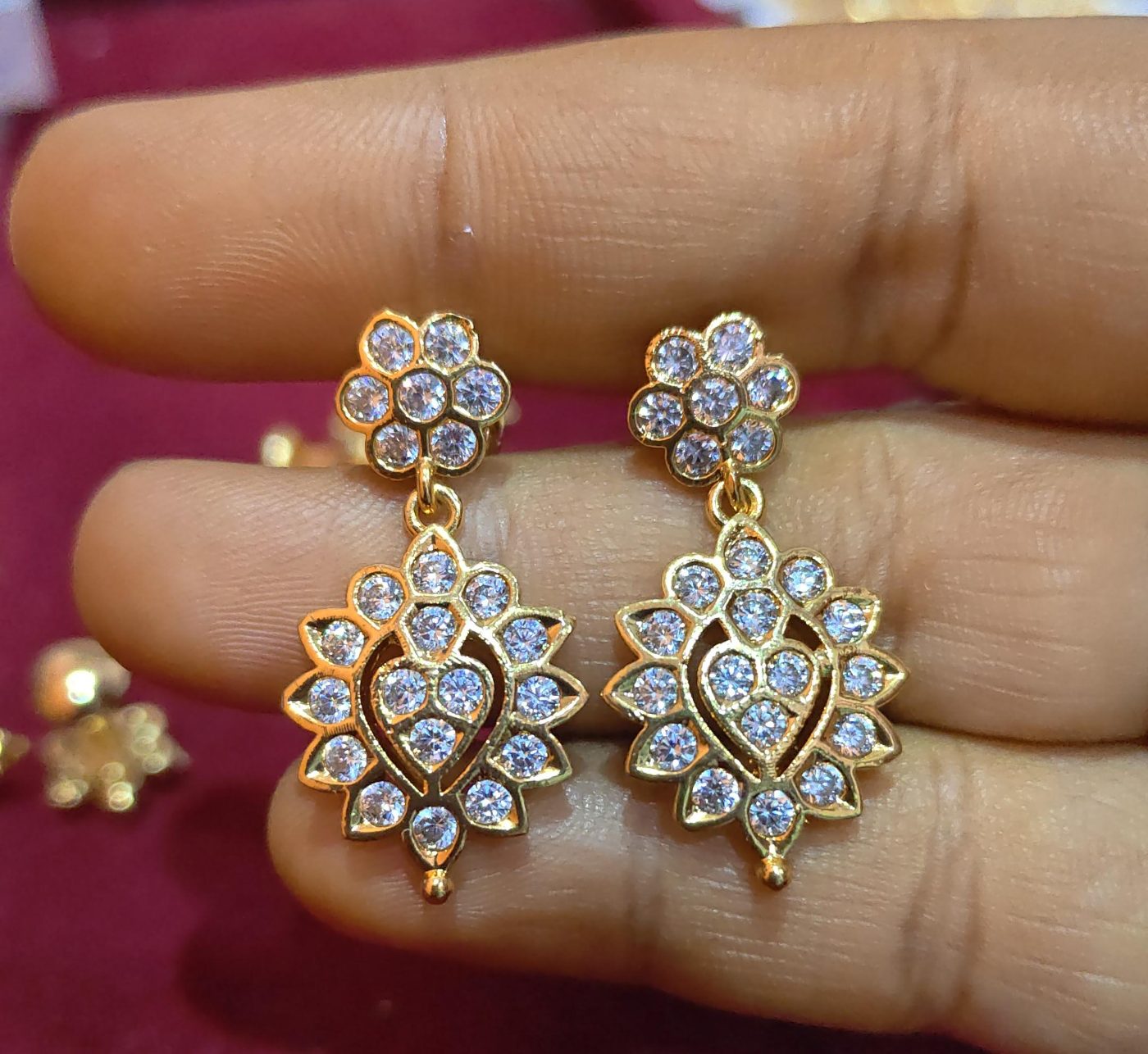 Panchaloham gold plated earrings