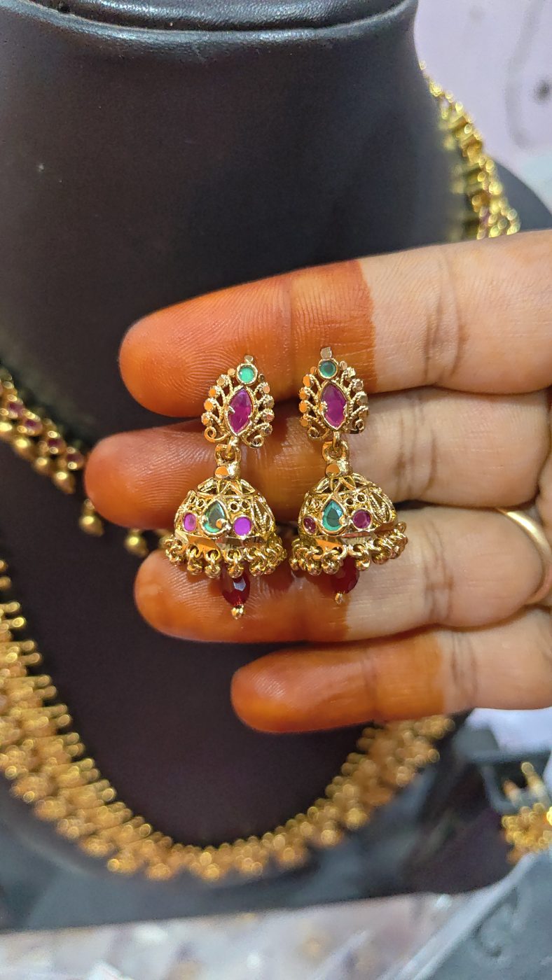 Gold look jumkas